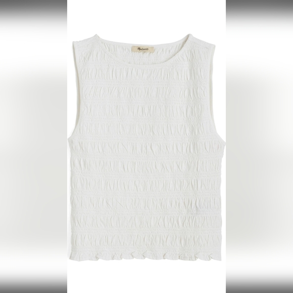 Madewell Smocked Tank Top - Picture 3 of 6
